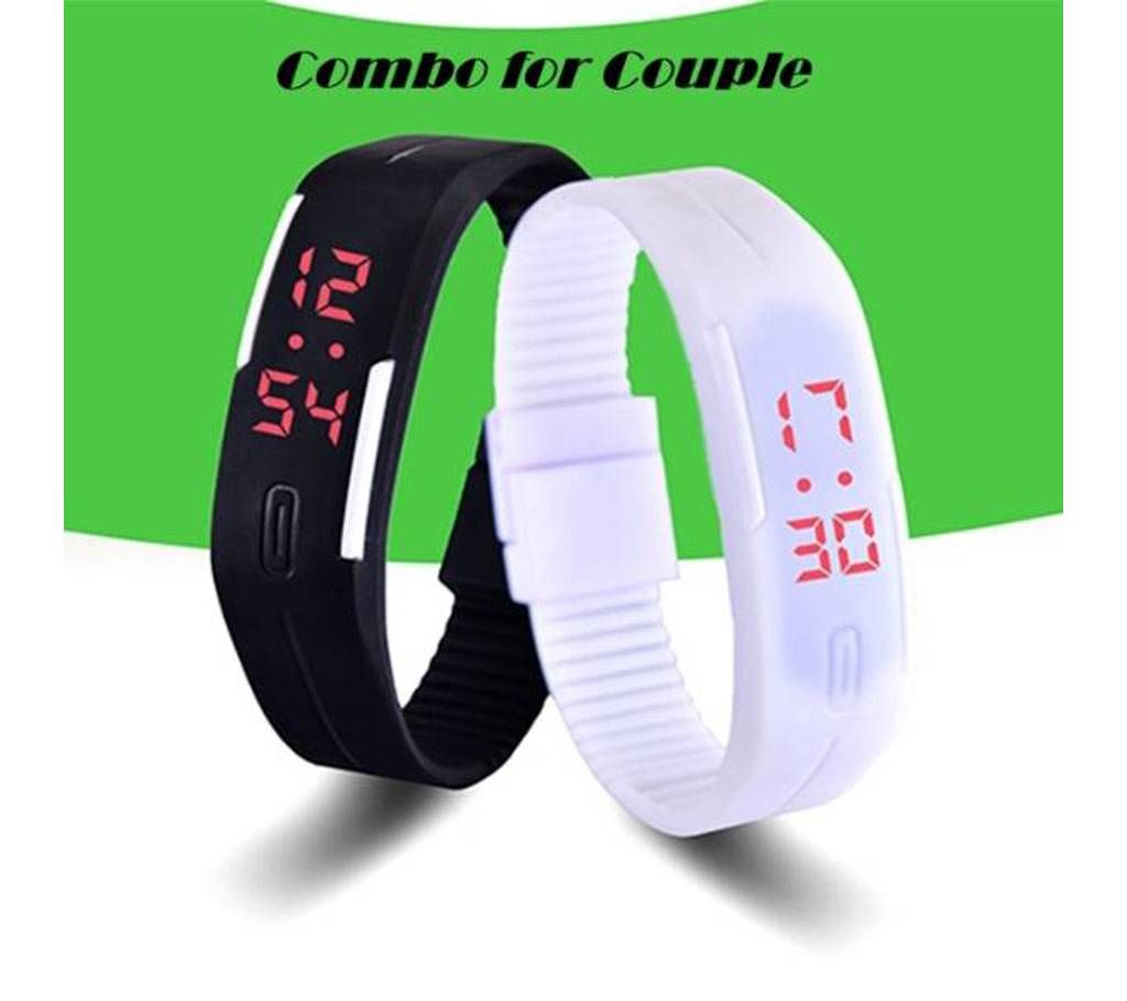 Combo for Couple LED bracelet Watch