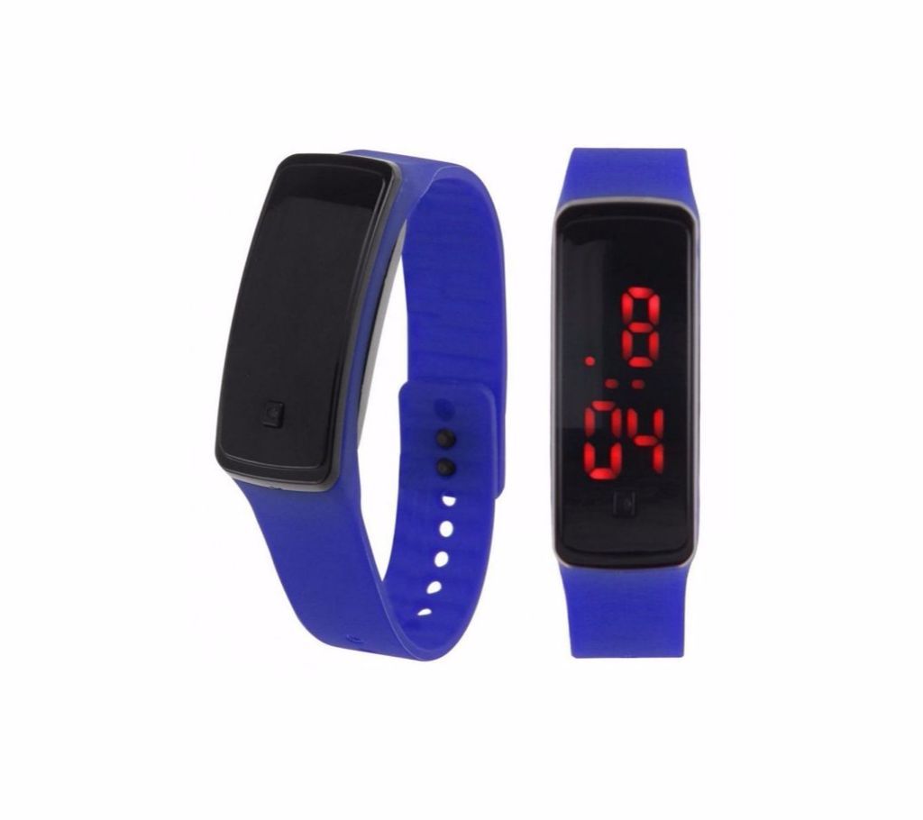 Waterproof led Silicone Band Wrist Digital Watch