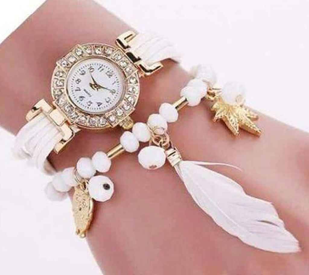 Feather Ladies Bracelet Watch 