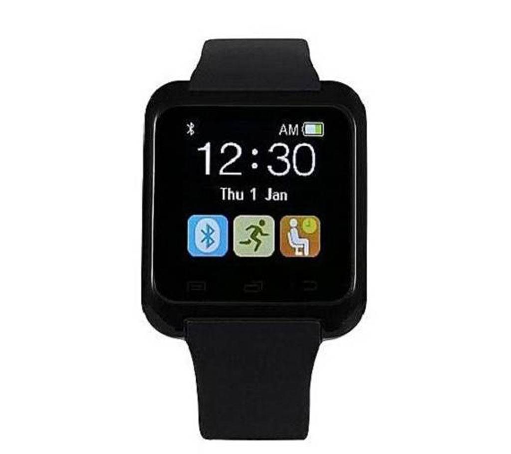 GSM and Bluetooth Smart Watch W08 - Black