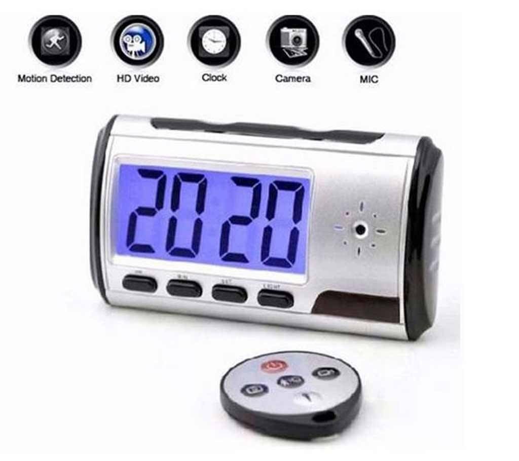 HD Video Camera Clock With Remote Control