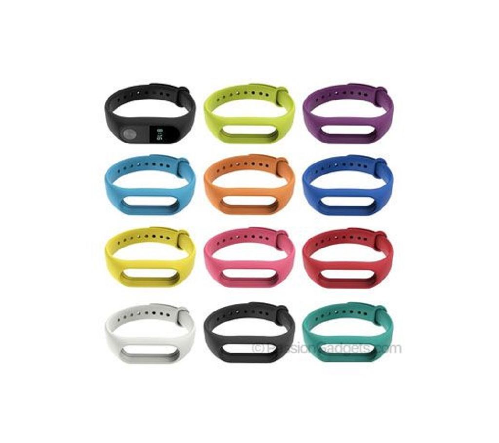 Silicone Strap Bracelet For Xiaomi Mi Band 2 - Multicolor (1 Pcs)