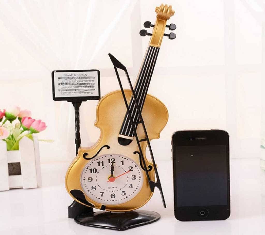Violin Modern Alarm Clock 
