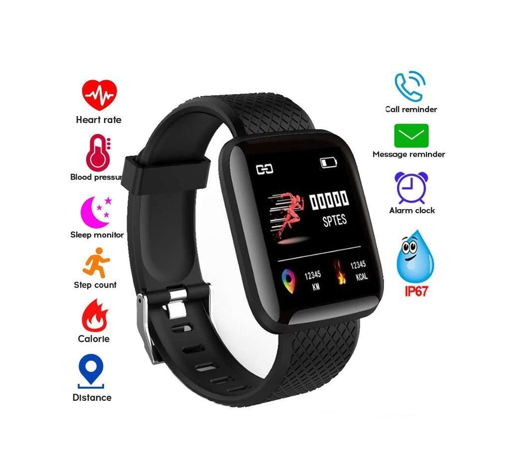 116 Plus Smart watch Bracelets Fitness Tracker Heart Rate Step