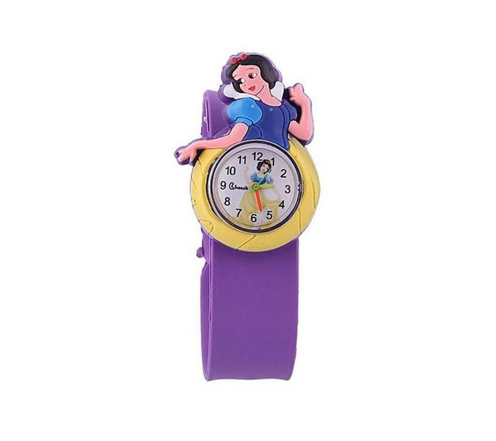 Rubber Watch For Girls - Dark Orchid