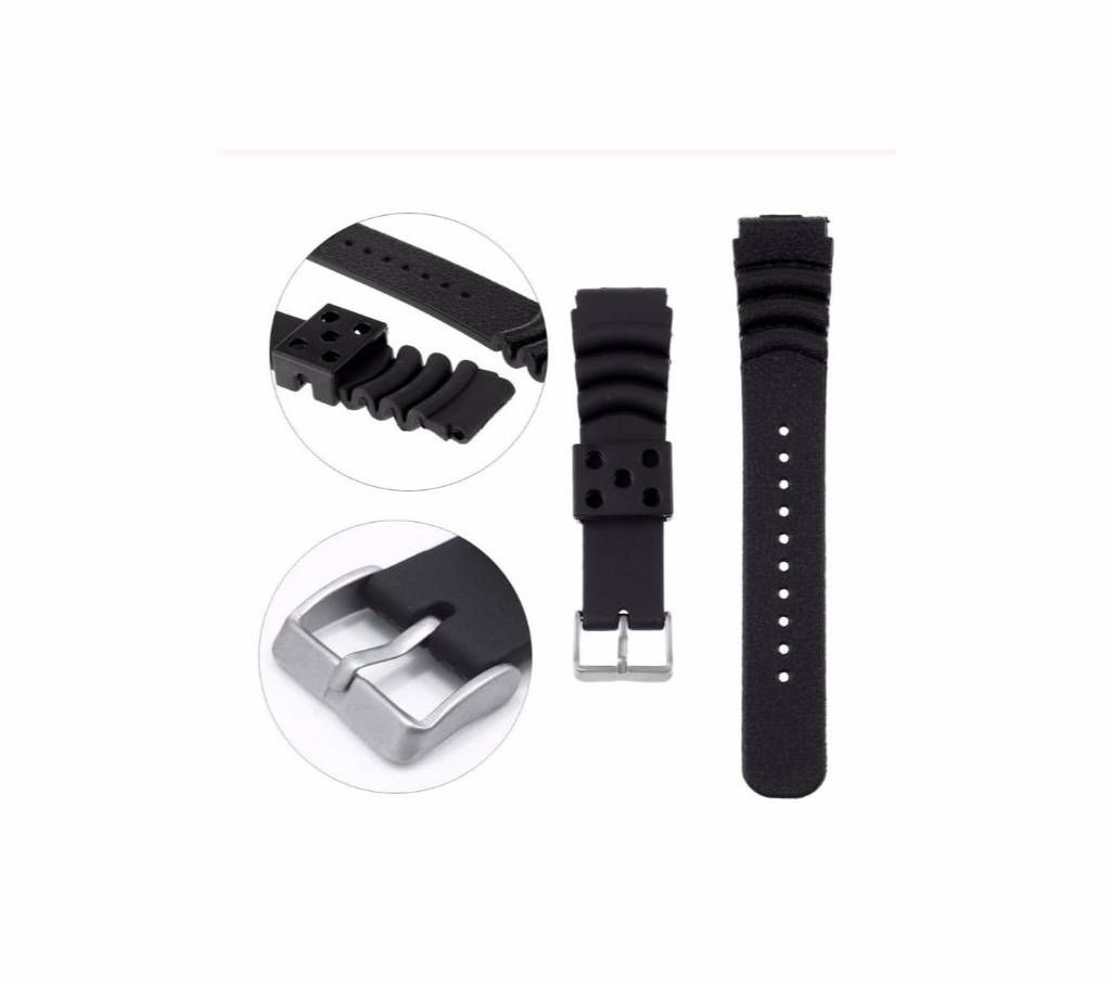 Silicone Rubber Strap Belt Wrist Loop Bracelet + Pin Samsung Gear S3 Classic / Frontier 22mm