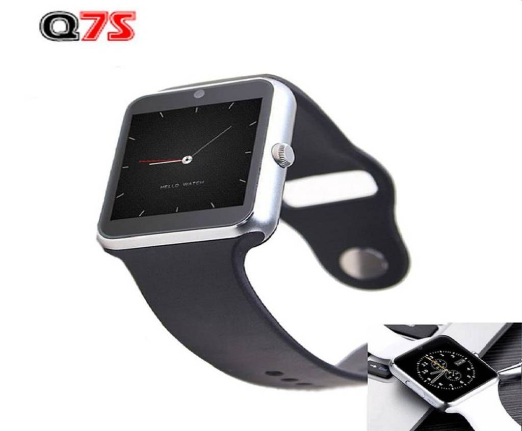 Q7s curved screen sim supported smart watch