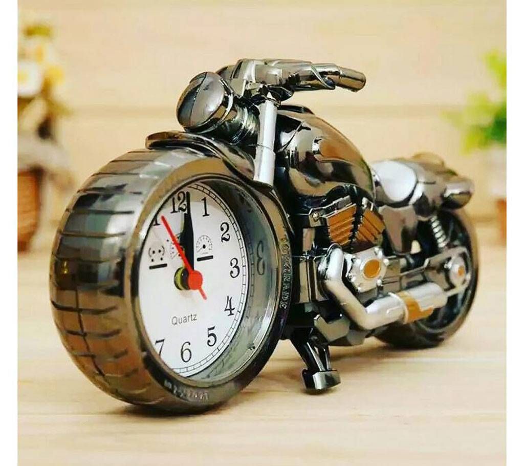QUEO Motorbike Design Clock