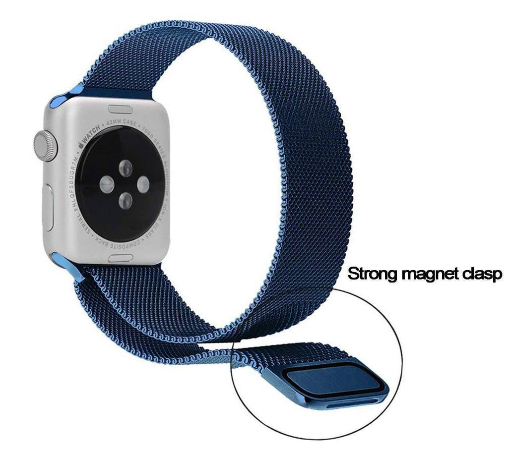 Apple watch синий ремешок. Миланская петля Apple watch. Миланская петля синий. Alpine loop голубой ремешок. Original loop Apple watch Ultra.