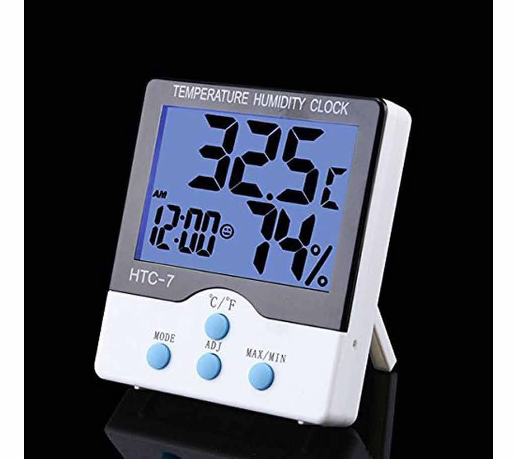 Digital LCD Display Temperature & Humidity clock 