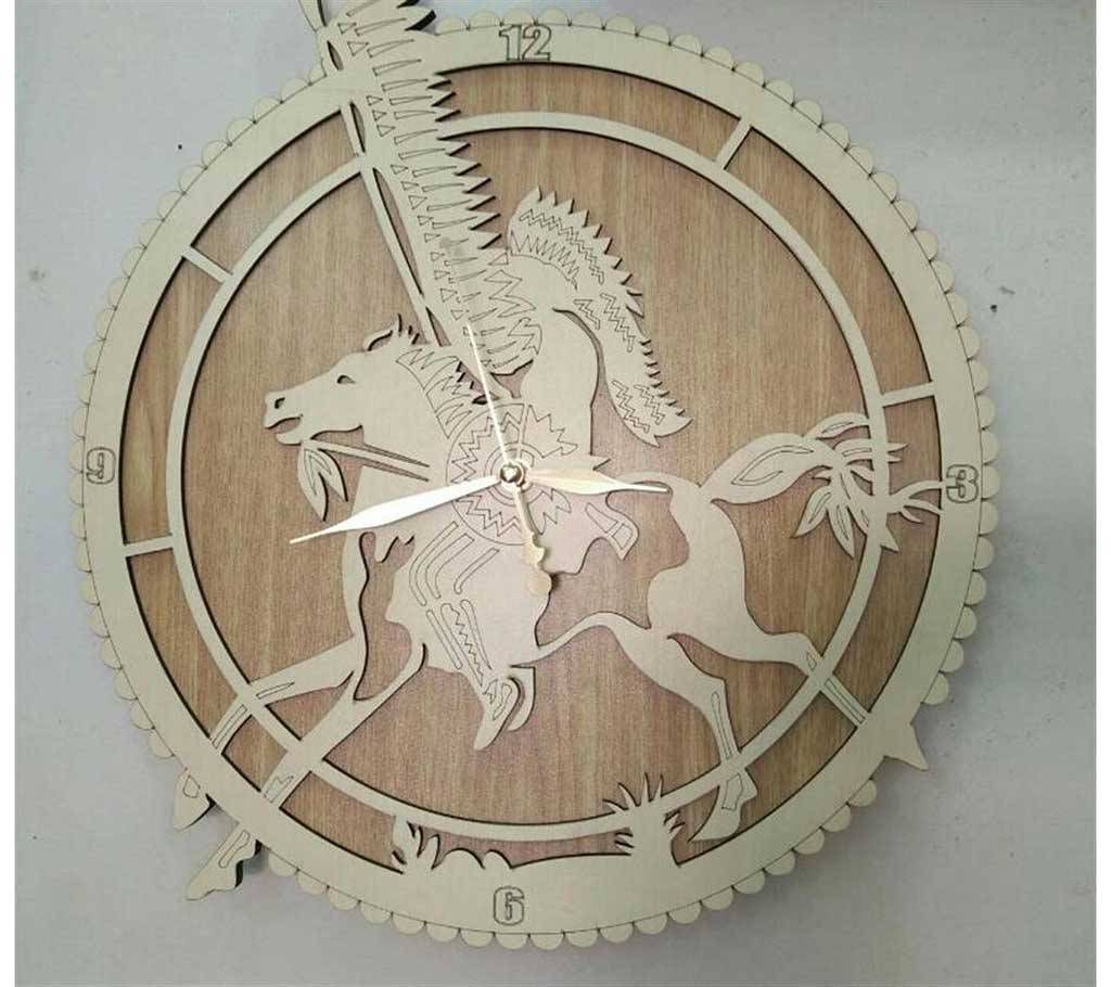 Gladiator Wooden Wall clock