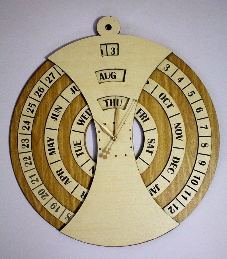 Melamine Board Wall Clock