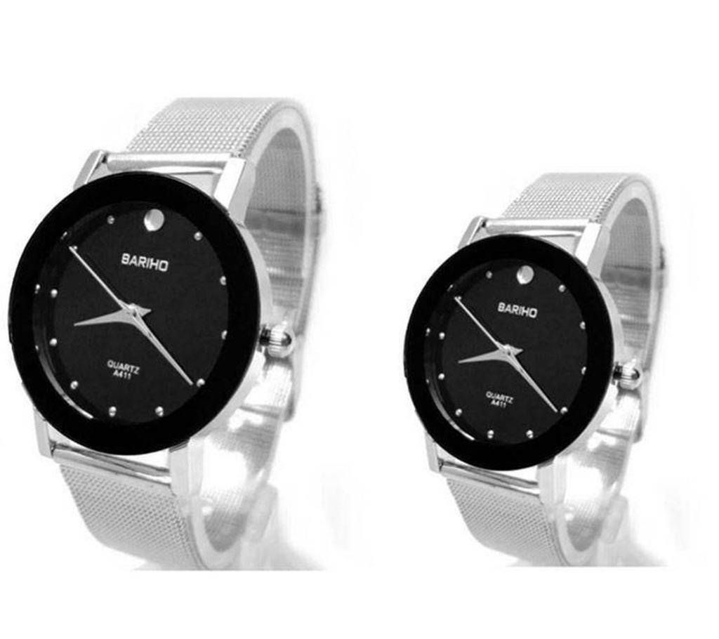 Bariho Stainless steel Couple Wrist Watch- copy 