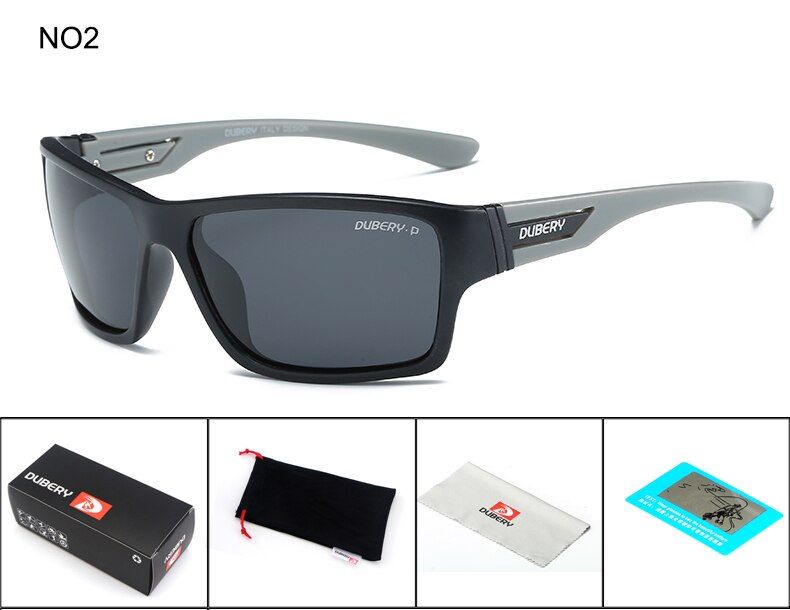 DUBERY Polarized Sunglasses Men's Driving Shades Male Sun Glasses For Men Safety 2017 Luxury Brand Designer Oculos