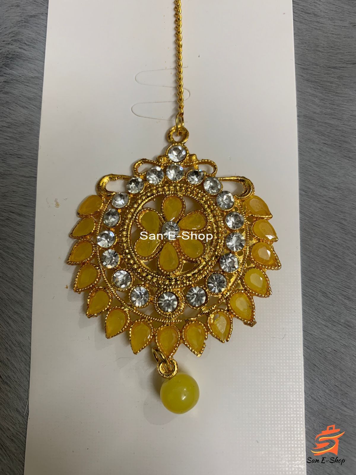 Multicolour Stone Setting Woman's Fashionable Tikli