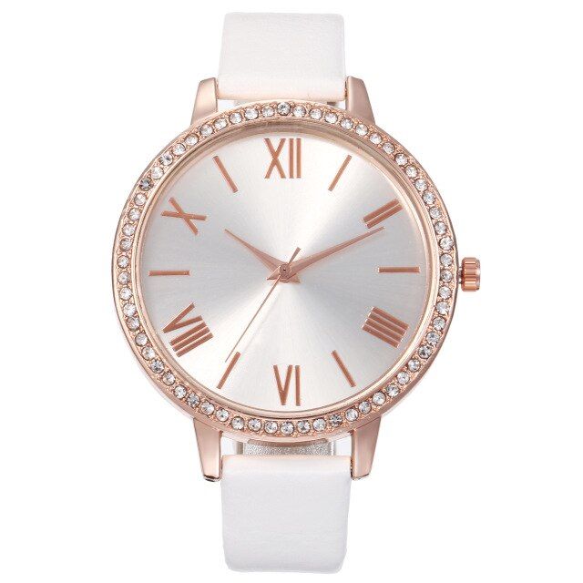 Creativity Women's Belt Rhinestone Ladies Watch Seiko Quartz Clocks Brand Luxury Clock Reloj Mujer