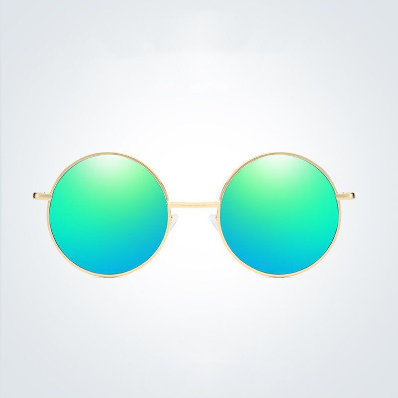 GoldGreenLeonLion Round Sunglasses Men Polarized Sun Glasses For Men Photochromic Luxury Retro Sunglasses Men 2021 Gafas De Sol Hombre
