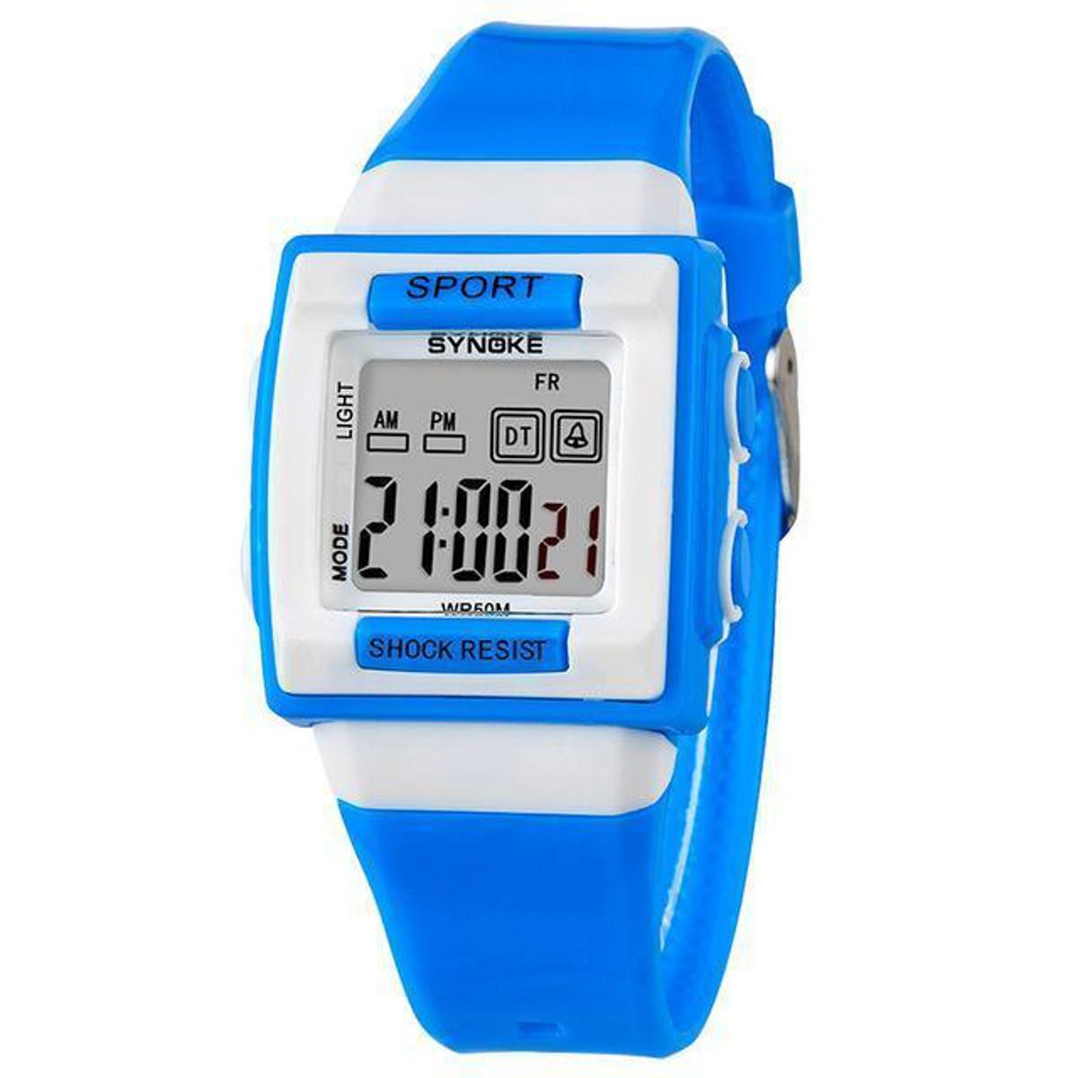 SYNOKE Children Watches Sports Watch Cute Kids Watches Boys Girls Rubber Children LED Clock Digital Wristwatches Reloj - intl