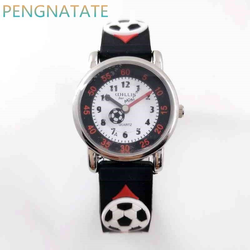 WILLIS Fashion child Waterproof 3D Lorry Cartoon Design Analog Wrist Watch Children Clock kid Quartz Wrist Watches PENGNATATE