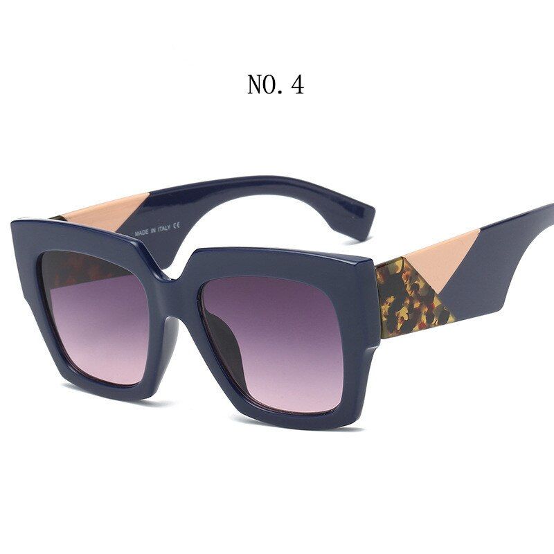 Square Oversized Sunglasses Women Luxury Brand 2021 New Designer Gradient Sun Glasses Big Frame Vintage Eyewear UV400