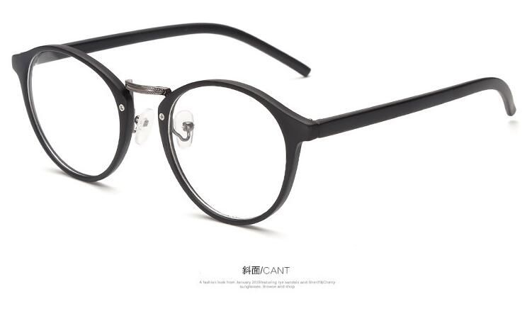 matt black -22020 Round Myopia Glasses Women Men Eye Glasses Eyeglasses -1.0 -1.5 -2.0 -2.5 -3.0 -3.5 -4.0 -4.5 -5