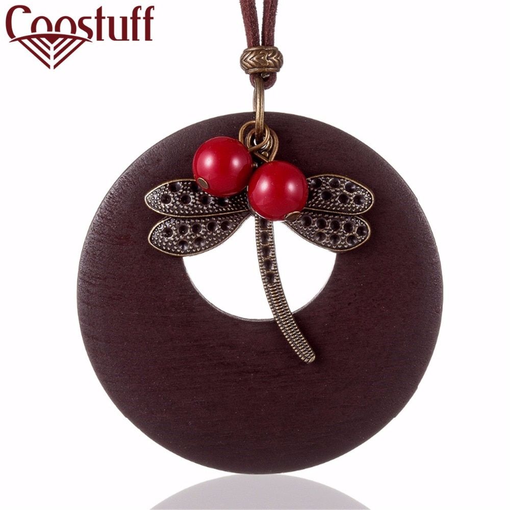 Fashion Female Decoration Jewelry Gifts for Women Choker Long Chain Suspension Boho Gothic Statement Dragonfly Pendant Necklace