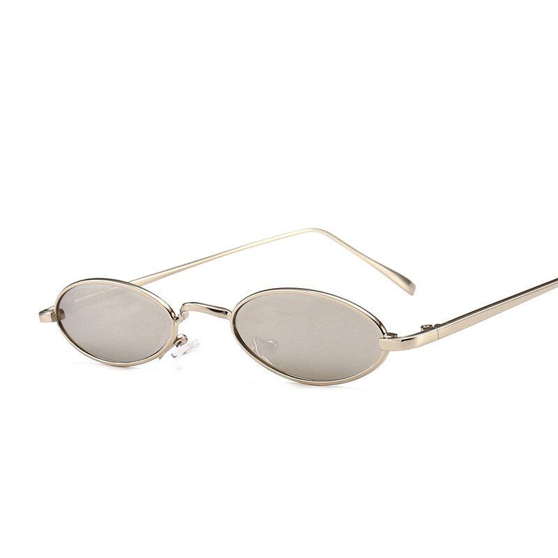 SilverUnisex Retro Vintage Mens Small Round Sunglasses 2018 Brand Designer Gothic Clear Sun Glasses For Women Hippie Sunglass Shades