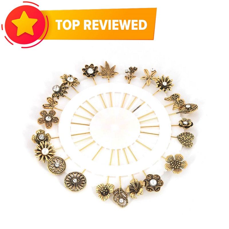 10 PCS Metal Hijab Pin for Women ( GOLDEN )