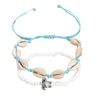 2Pcs Turtle Charm Beaded Anklets Women Ankle Foot Brelet Sandal Jewelry