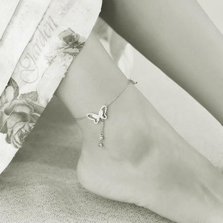 Girls Butterfly Anklet