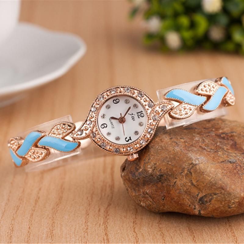 New Brand JW Bracelet Watches Women Luxury Crystal Dress Wristwatches Clock Women's Fashion Casual Quartz Watch relojmujer