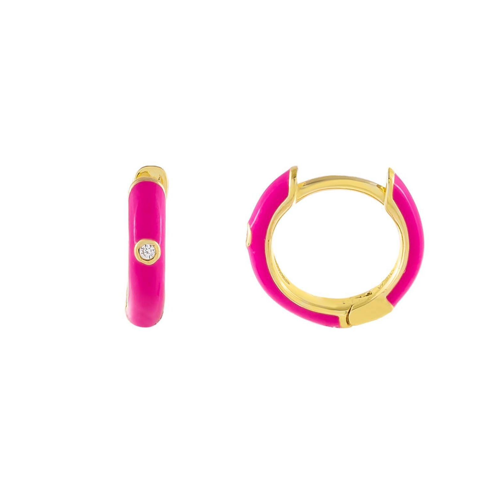 Metal Earring Attrtive Women Round Hoop Earring
