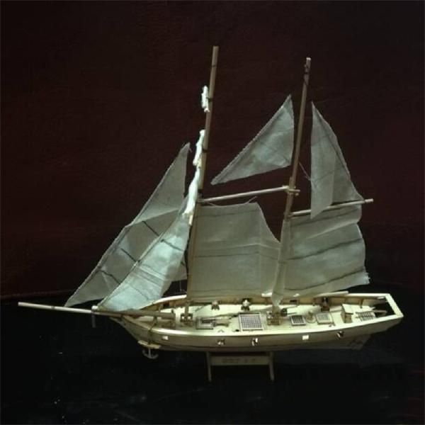1:100 Scale Wooden Wood Sailboat Ship Kits Home DIY Model Home Decoration Boat Birthday Gift Toy for Kids Christmas gift
