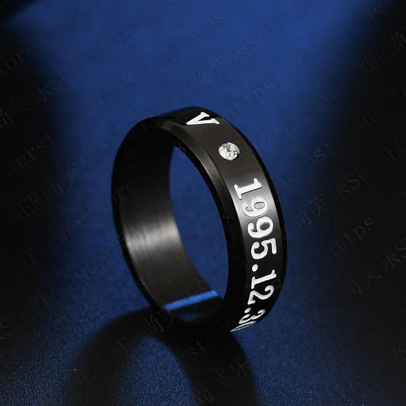 Kpop Bangtan Boys Ring Stainless Steel JHOPE V Finger Rings Jewelry Rings Accessories for Men Women  Jewelry
