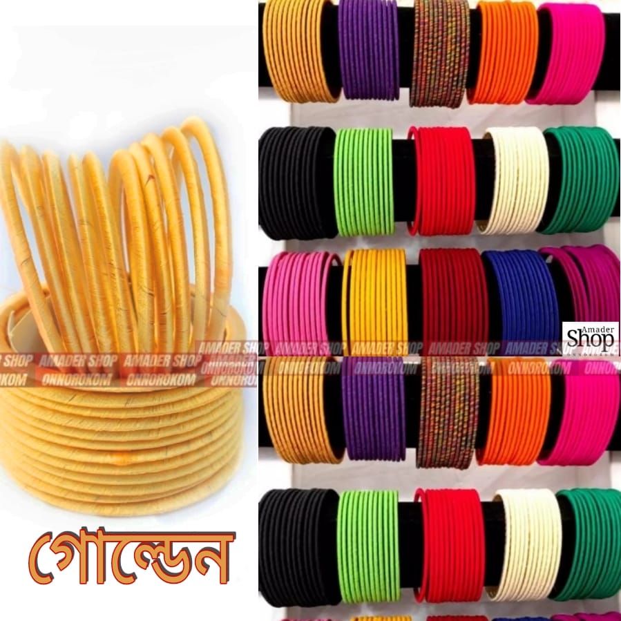 12 Piece  Sutar Churi  Women Bangles Silk Thread  Colorful churi