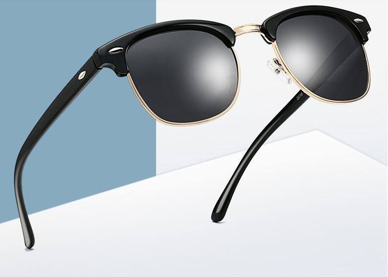 Super Popular Raydon Classic Half Metal Polarized Sunglasses men Brand Designer Glasses