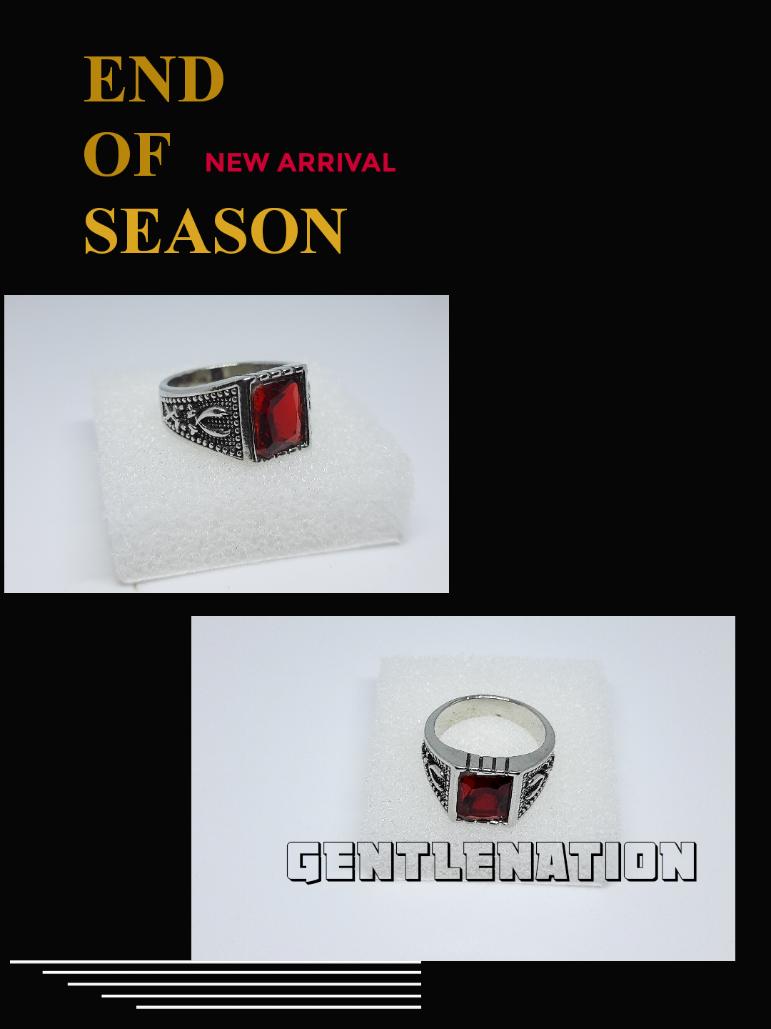 New style Men premium finger Ring