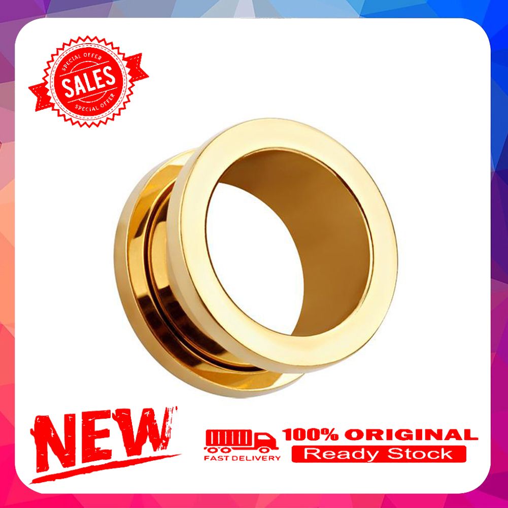 1Pc Unisex Double Flared Ear Plug Piercing Flesh Tunnel Expander Jewelry Gift