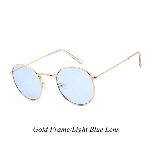 WTMN34470717Psacss Retro Metal Round Sunglasses For Men Women Vintage Rainbow Color Luxury Brand Designer Sun Glasses oculos de sol feminino