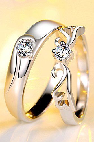 Unique Couple Lover Finger Rings Men and women-2pcs - Ring For Girls - Ring - Couple Ring