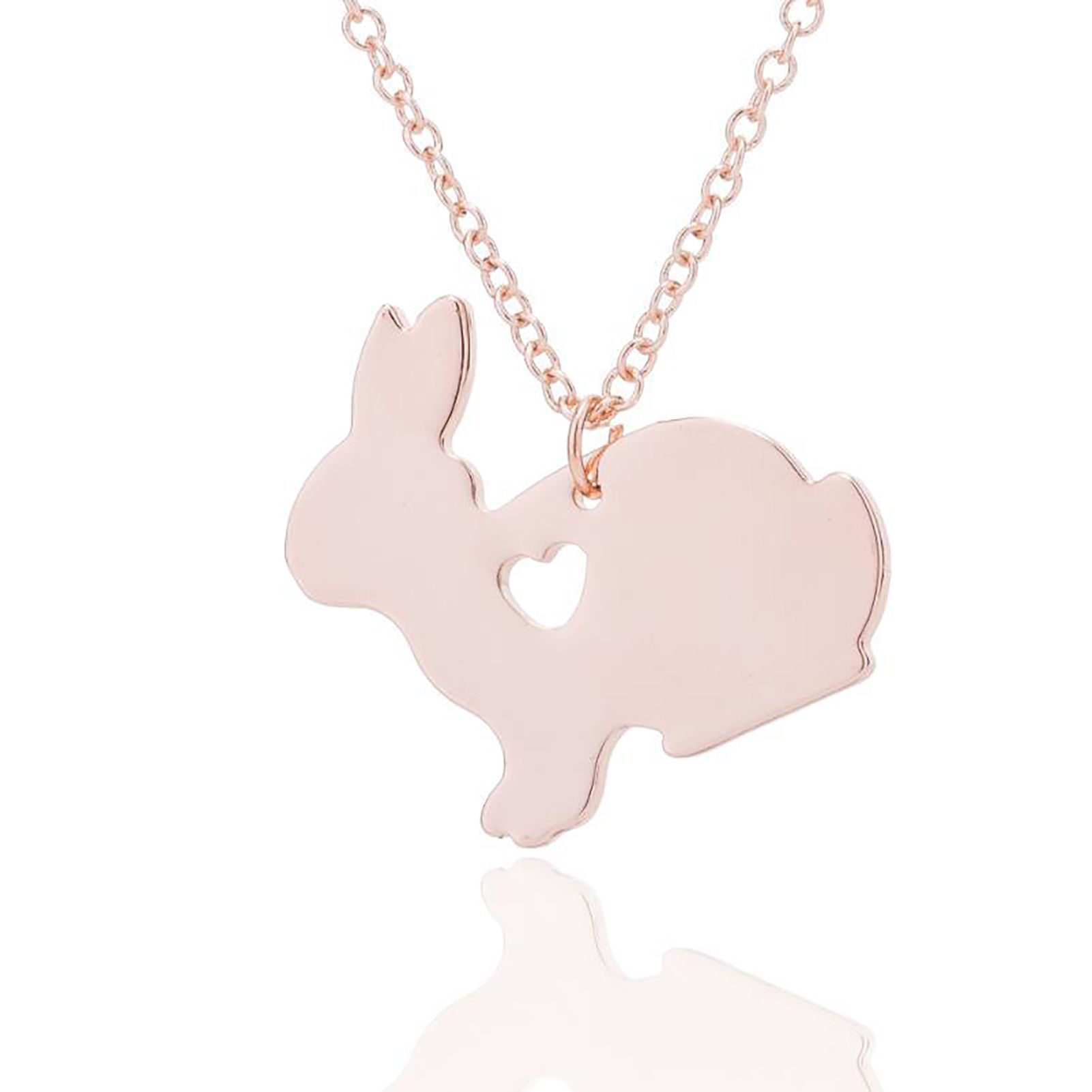 Clavicle Neckle All-match Bunny Pendant Hollow Neckle