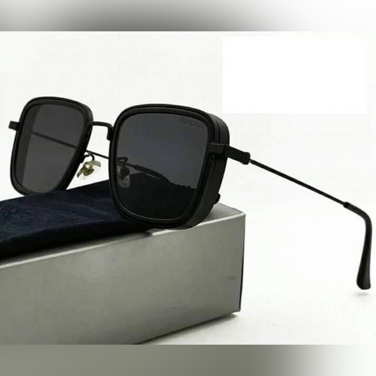 Dervin Black Square Metal Body Kabir Singh Sunglass for Men - Sun Glass For Men - Sun Glass For Men