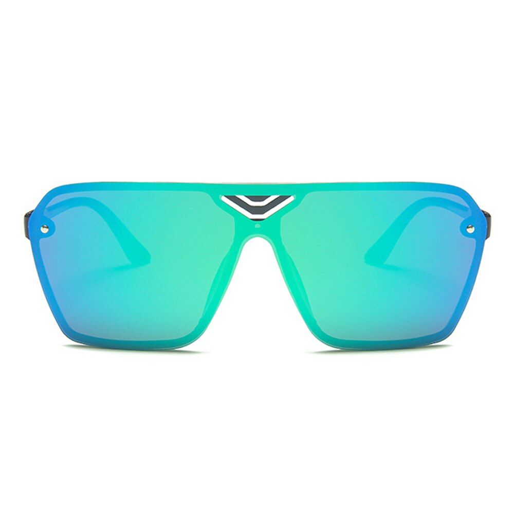 C6 green lens2021 Vintage Hollow Out Fishing Sunglasses For Men Women Square Fashion Colorful Sun Glasses Couple Mirrored Travel Gafas De Sol
