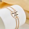 2Pcs Women's Break Heart Chain Partners Best Friend Sisters Brelets Gift