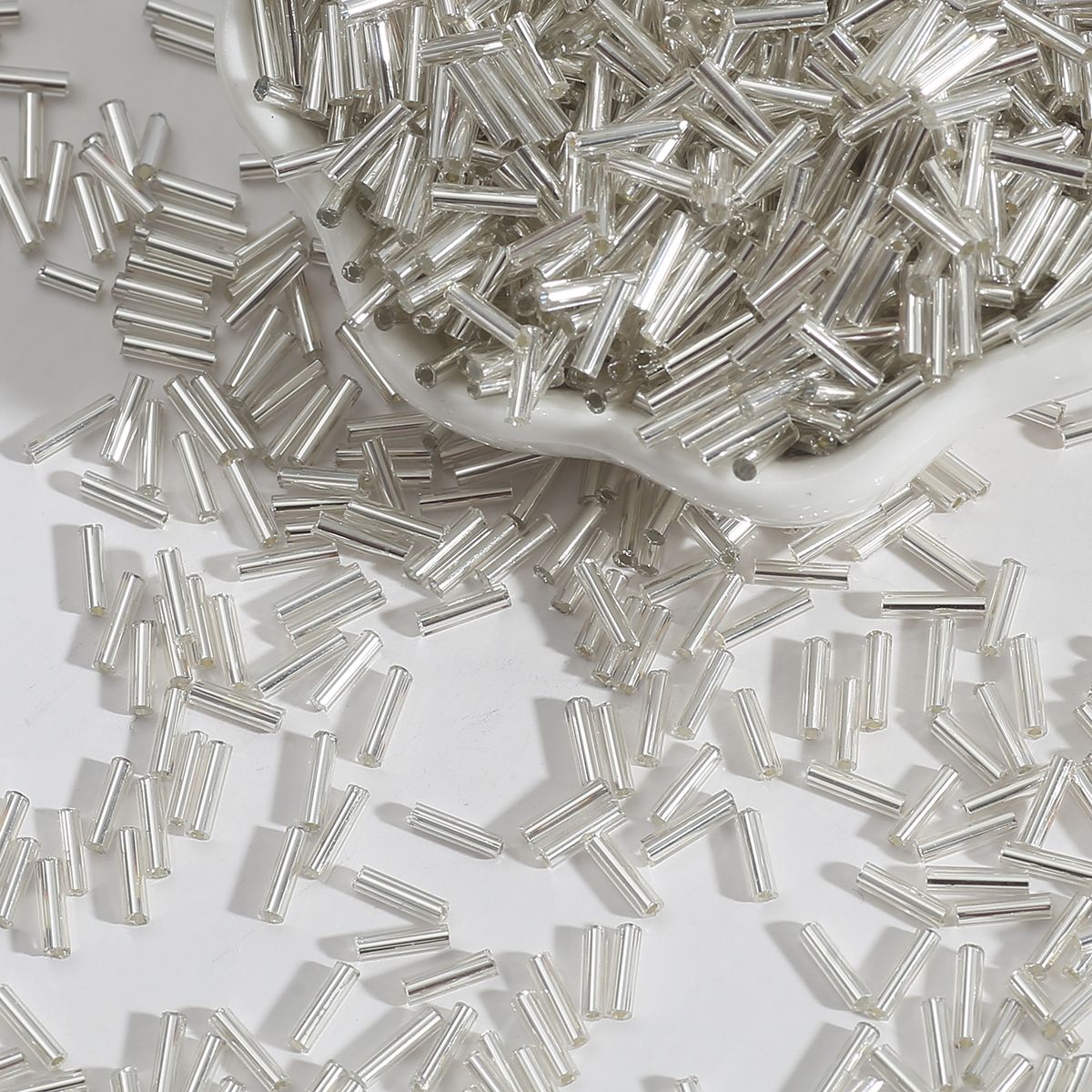 19 colors 300pcs Tube LINED Glass Czech Spacer beads For Handmade DIY Accessories