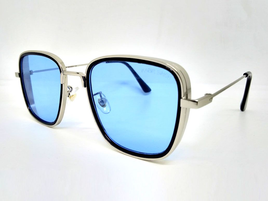 Kabir Singh Metal Sunglasses For Men (Blue)