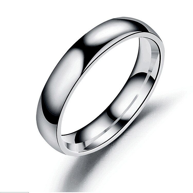 Fashion Classic For Male Wedding Bands Stainless Steel Men's Black Ring Jewelry Dropshipping