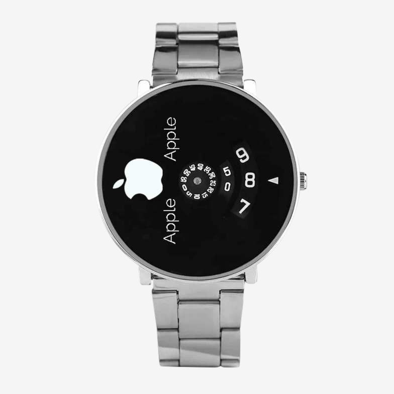 Analog Wrist chain Stainless Steel Watch Watch - Black and white