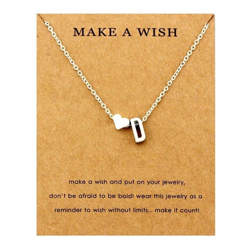 Graduation Birthday Gift Friendship Statement Letter Alphabet Personalized Letters Initial Mens Chokers Necklaces for Women
