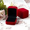 Jewelry Earring Ring Display Storage Organizer Square Lid Open Box Case Gift